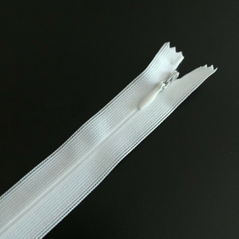 Zíper Invisível Fixo Coats Corrente - 18 cm 